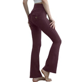 High-Waist Seamless Flare Yoga Pants