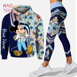 Disney Mickey & Minnie Mouse Hoodie & Leggings Set | Women's Athletic Tracksuit