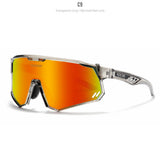 KDEAM High-End Sports Sunglasses Polarized Men's Cycling Glasses Dismountable TR90 Frame And Nose Pads Easy To Exchange