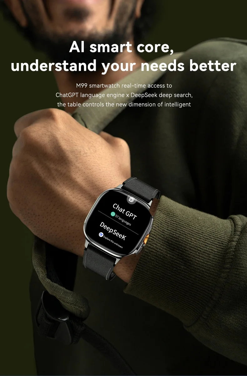 M99 Smartwatch 4G Android – 2.4" AMOLED, GPS, NFC, Camera