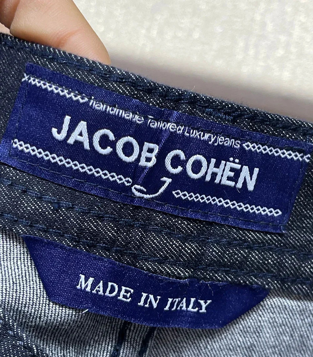 OECHSLI Jeans Thin Cotton Men 2025 Spring Summer new Embroidery zipper breathable Big size 30-40 Pants