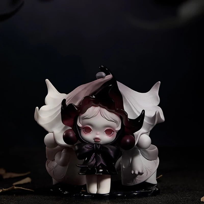 POPMART SKULLPANDA Petals In Four Acts Series Blind Box Genuine Toys Kawaii Anime Action Figure Guess Bag Doll Mystery Box Gifts
