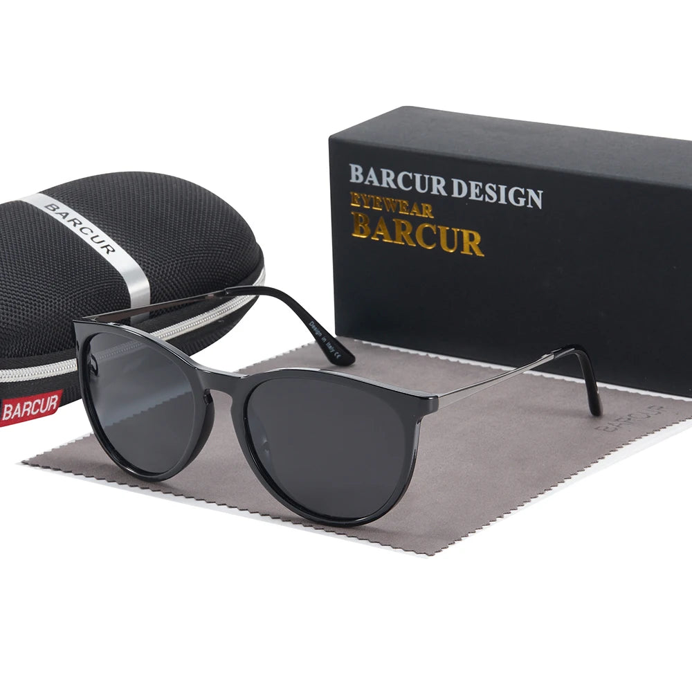 BARCUR Classic Polarized Sunglasses For Both Men Women Essential For Outdoor Driving Business Leisure Sunglasses