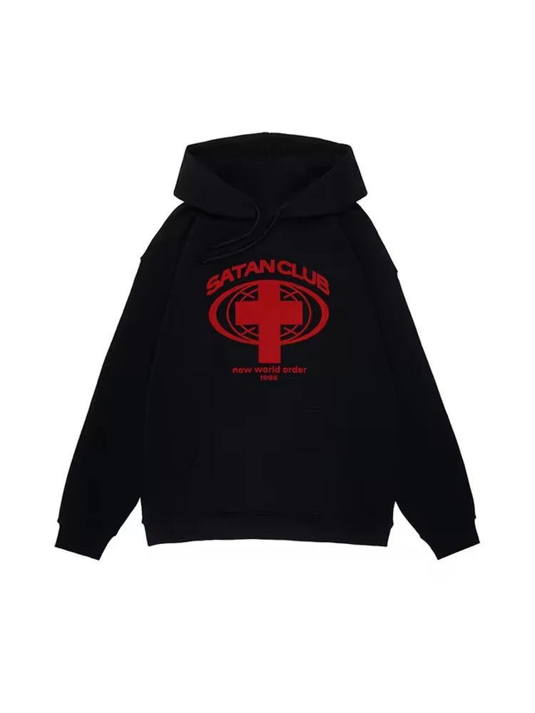 Men's Oversized Graphic Cotton Hoodie