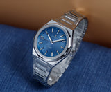 Cronos New Rhombus Perlage 39mm Dial PT5004 Miyota 90S5 See-through Caseback Men Automatic Wristwatches 10ATM Lumious