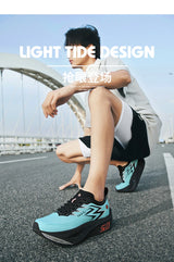 Marathon Men Running Shoes Carbon Board Speciality Sports Breathable Lightweight Women's Athletic Nonskid Elasticity Sneakers