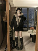 Double-Sided Hooded Winter Parka