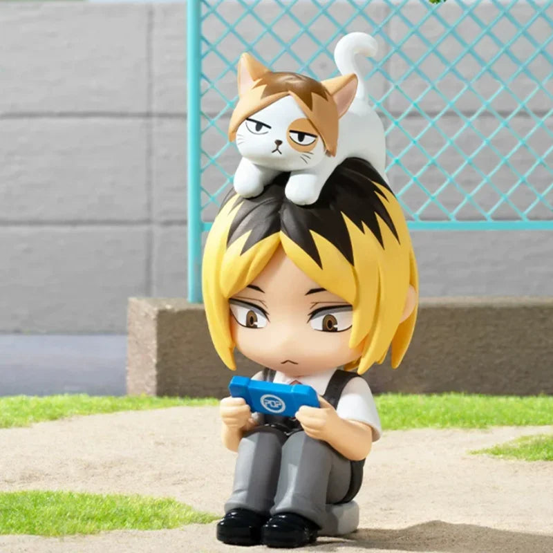 POP MART HAIKYU!! OFF-COURT VIBES Series  Mystery Box Genuine Blind Box Guess Toys Bag Ornament Figurine Home Decor Desktop Doll