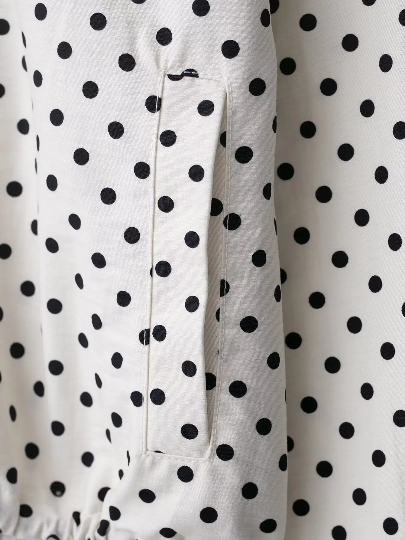 Fashion Polka Dot Shorts Sets For Women 2026 Spring Drawstring Bomber Jacket High Waist Shorts 2 Pieces Set Woman Outfits