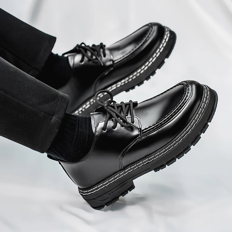 2025 New Men's Leather Shoes - Durable, Comfortable, Breathable & Stylish
