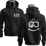 Men's Ski & Snowboard Graphic Hoodie for Fall and Winter