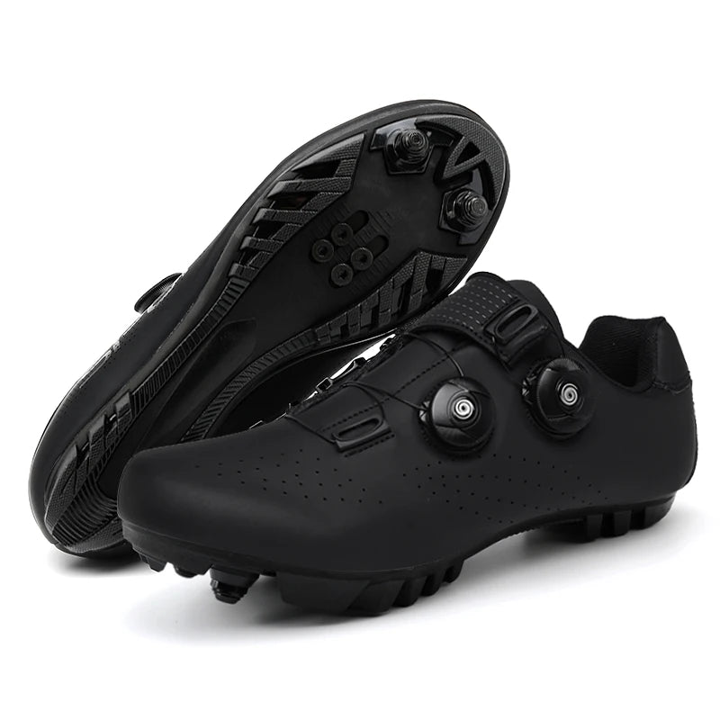 Cycling Sneaker MTB Men Sport Road Bike Boots Flat Racing Speed Sneakers Trail Mountain Bicycle Footwear Spd Pedal Cycling Shoes