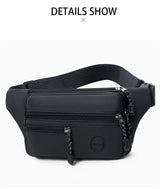Fashion Unisex Waterproof Waist Bag Pack Male Belt Pouch Ladies Kangaroo Hip Phone Work Purse - Travel Gear for Men and Women
