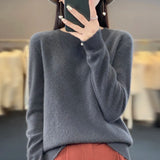 Women's Merino Wool Crew Neck Sweater