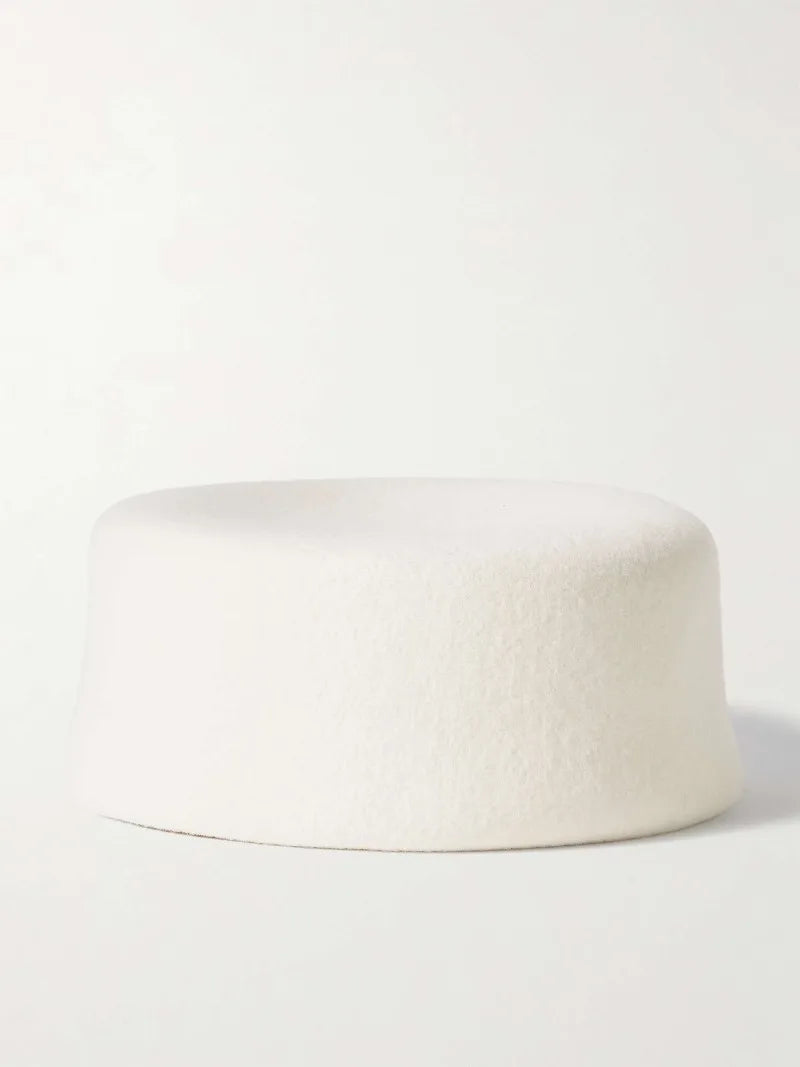 Vintage 100% Wool Felt Fedora Hat – Unisex Formal Style