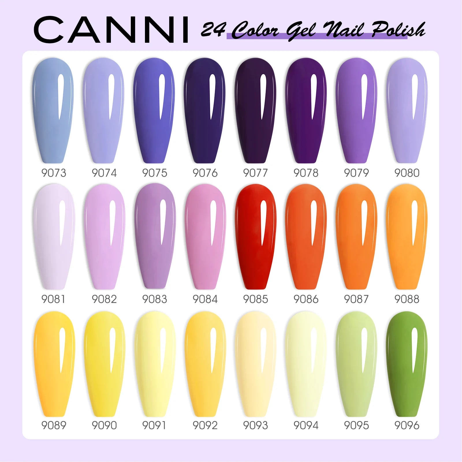CANNI 30pcs Gel Polish Kit – HEMA & TPO Free CC Collection