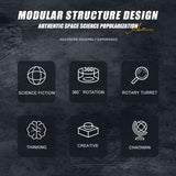 Manned Rocket Model Building Blocks Space Station Construction Toy Rocket Bricks City Architecture Kids STEM Toys
