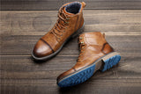 Retro Men Boots  Fashion Comfortable  Spring Leather Boots