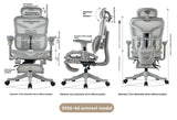 Ergonomic Gaming Chair with 6D Armrest & Lumbar Support