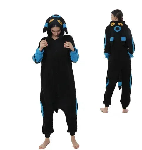 Greninja Kigurumi Onesie Mewtwo Snorlax Gengar Cosplay Halloween Costume Adult Anime Axolotl  Eevee Cow Pajamas Pijama