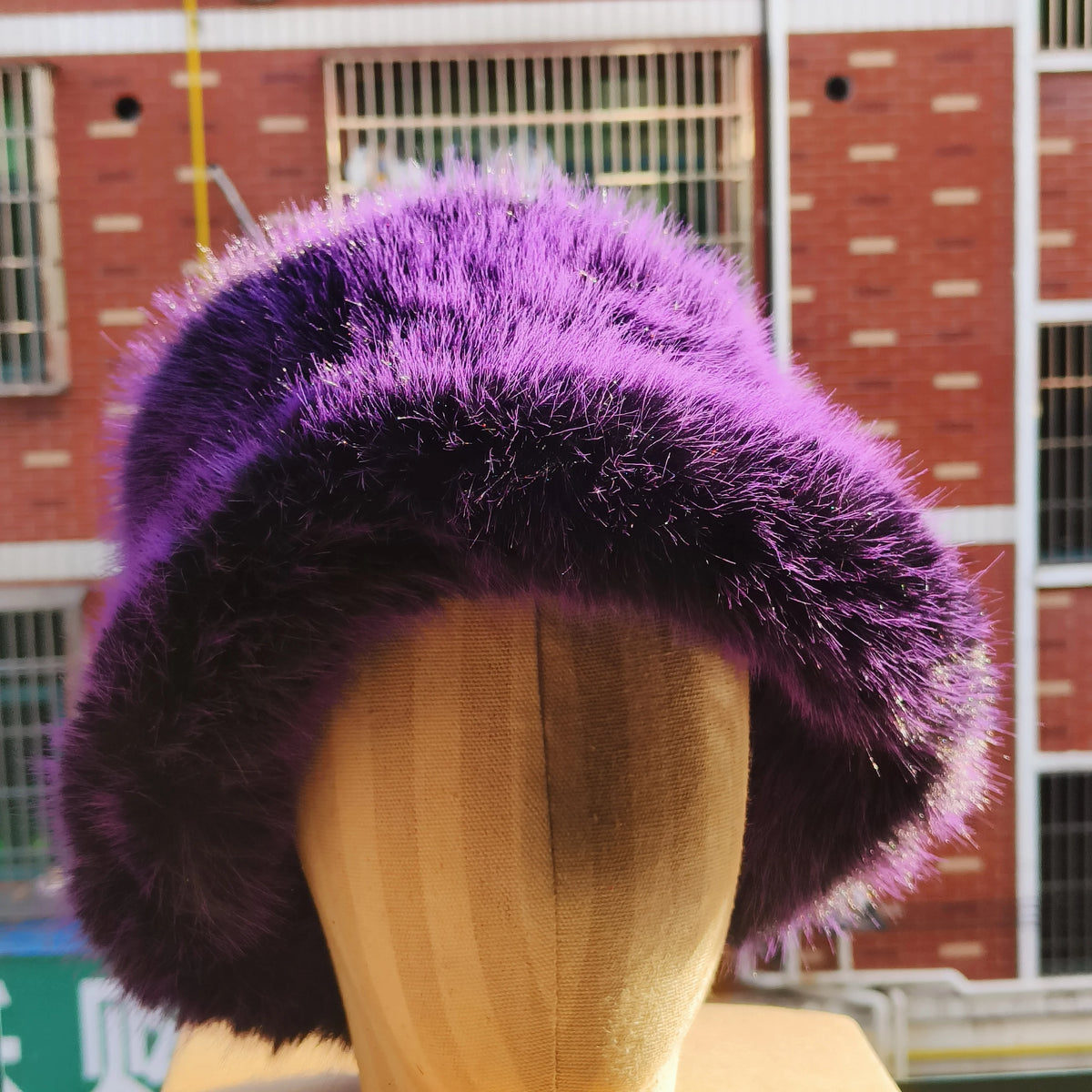 Women's Faux Fur Winter Bucket Hat