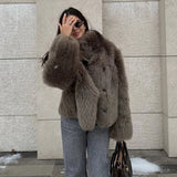 Women's Luxury Faux Fur Long Coat