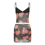 Women's Summer Floral 2-Piece Set