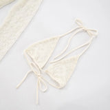 Mozision Lace Two Piece Set Women See Through Long Sleeve T-shirt And Shorts Matching Sets Female Elegant Shorts Two Piece Set