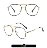 DDDLONG Retro Punk Fashion Pilot Photochromic Sunglasses Women Men Metal Eyeglasses Classic Vintage UV400 Outdoor Shades D679