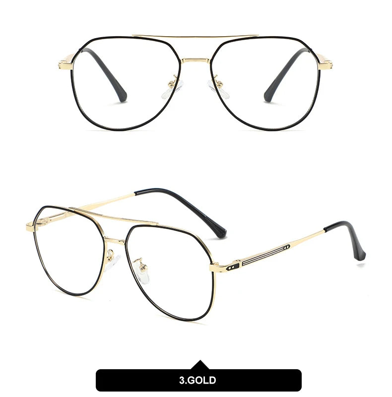DDDLONG Retro Punk Fashion Pilot Photochromic Sunglasses Women Men Metal Eyeglasses Classic Vintage UV400 Outdoor Shades D679