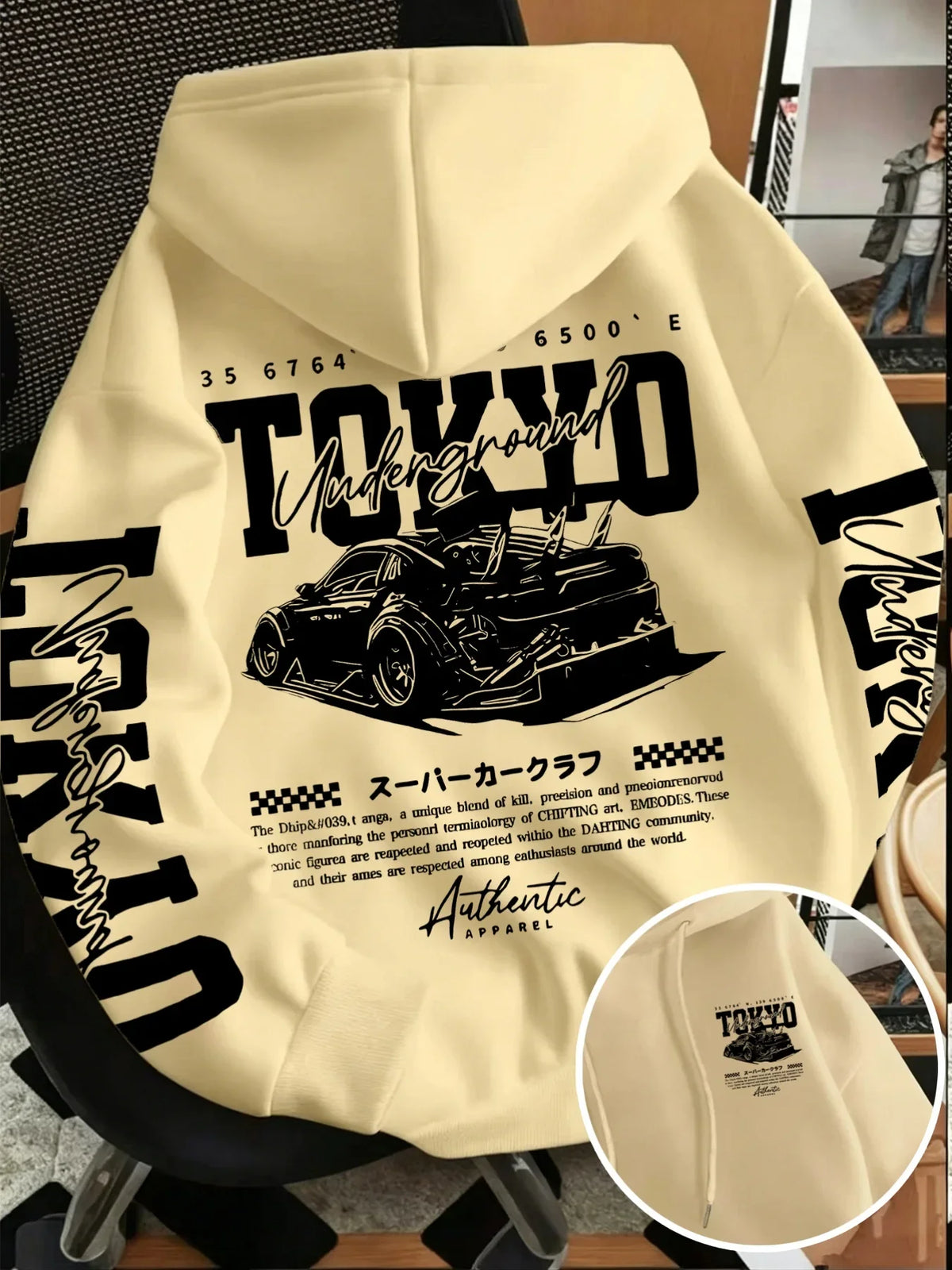 Men's Tokyo Racing Graphic Pullover Hoodie