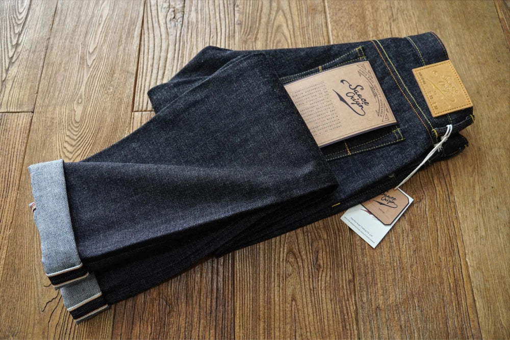 Sauce Origin 1A915-AG Men's Selvedge Denim Jeans | 15 oz Taper Fit