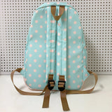 Women Nylon Polka Dot Cute Backpack Multiple Pockets Cute Playful Bookpack Travel Daypack Bag for Teens Girls College Commute