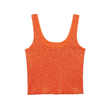 Sequin Knitted Jacket & Camisole Set - Summer Office Wear