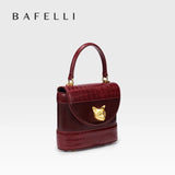 BAFELLI HANDBAG 2026 WOMEN'S NEW LEATHER PURSE EVENING DESIGNER BUCKET CAT LUXURY BRAND FASHION BUSINESS CASUAL BAGS
