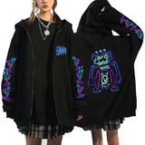 Arcane Jinx Graffiti Zipper Hoodie