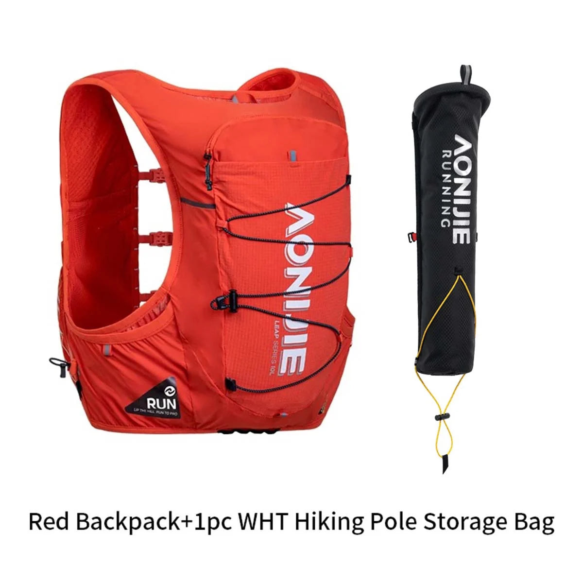 AONIJIE C9116 Unisex 10L Sports Running Backpack Lightweight Off-Road Hydration Pack for Hiking Off-road Cycling Race Marath