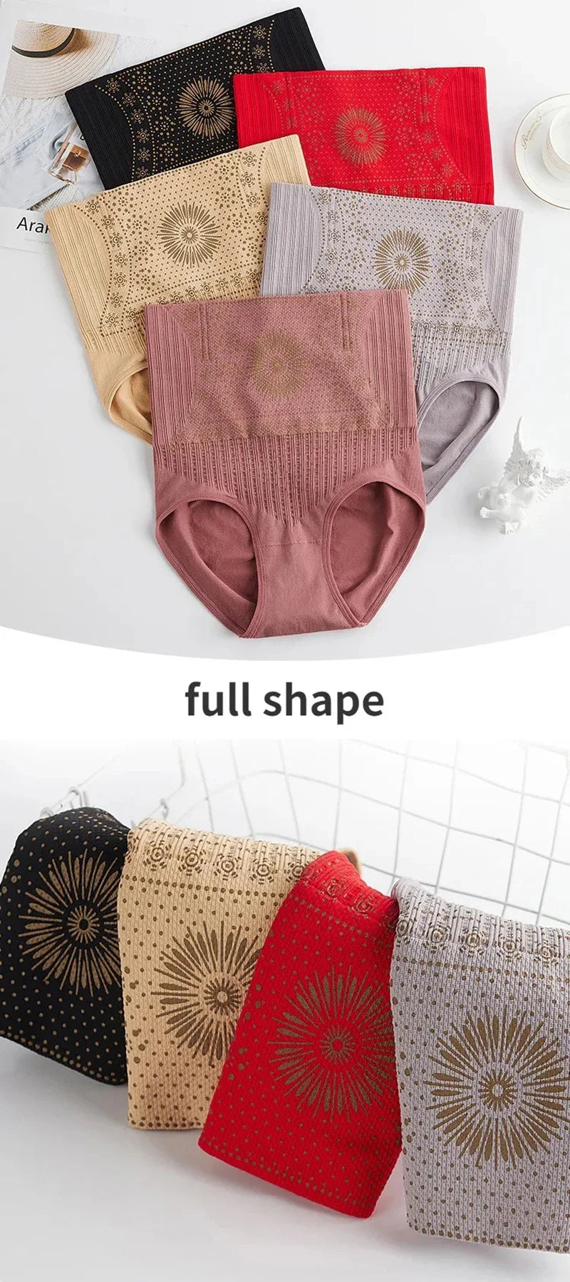 Seamless High Waist Postpartum Shapewear | USA-Made Control Panties