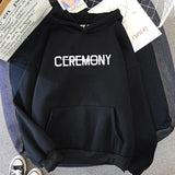 KARMA Vintage-Inspired Fleece Pullover Hoodie