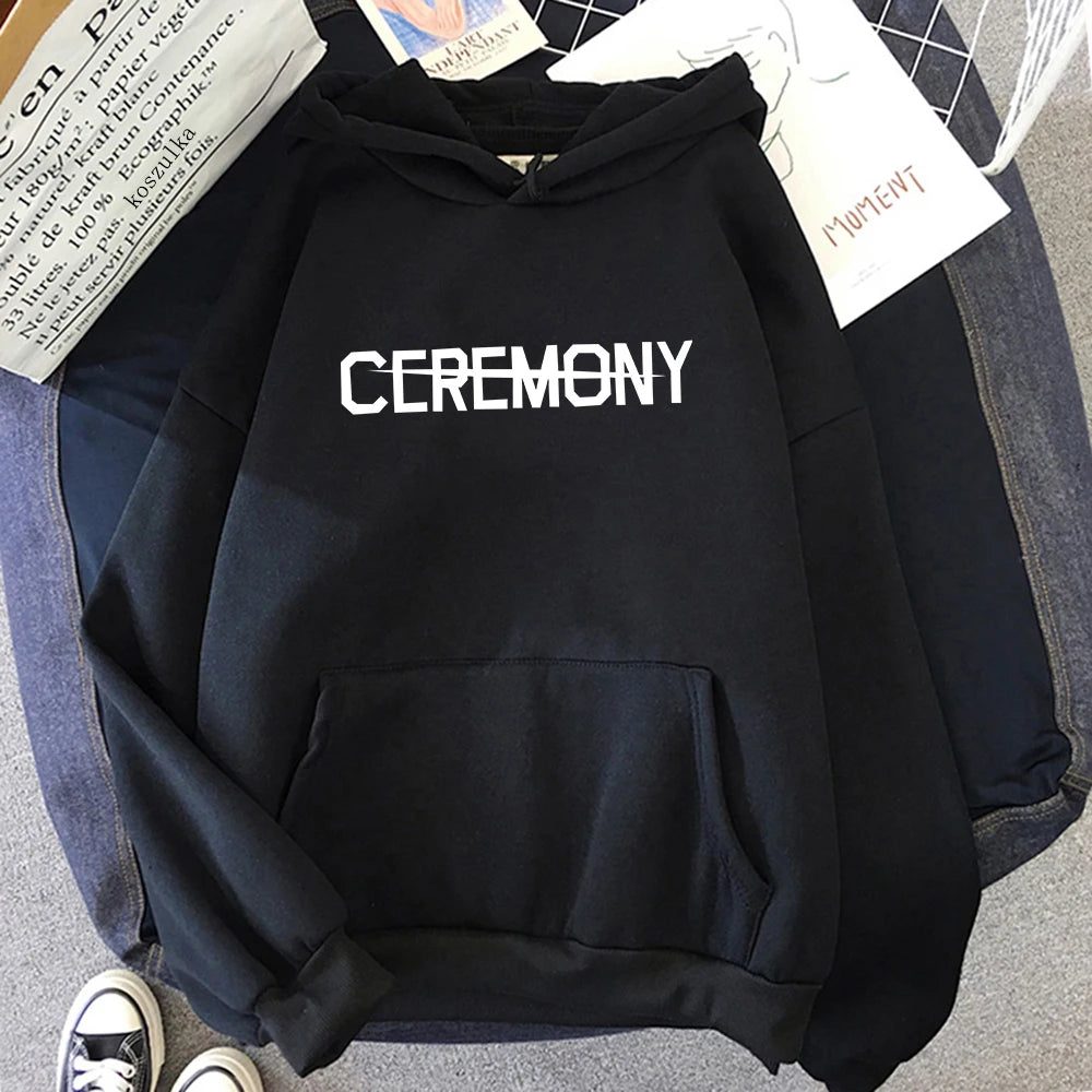 KARMA Vintage-Inspired Fleece Pullover Hoodie