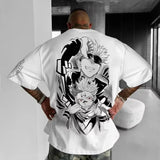 Jujutsu Kaisen Unisex Vintage Graphic Tee | Y2K Anime Style