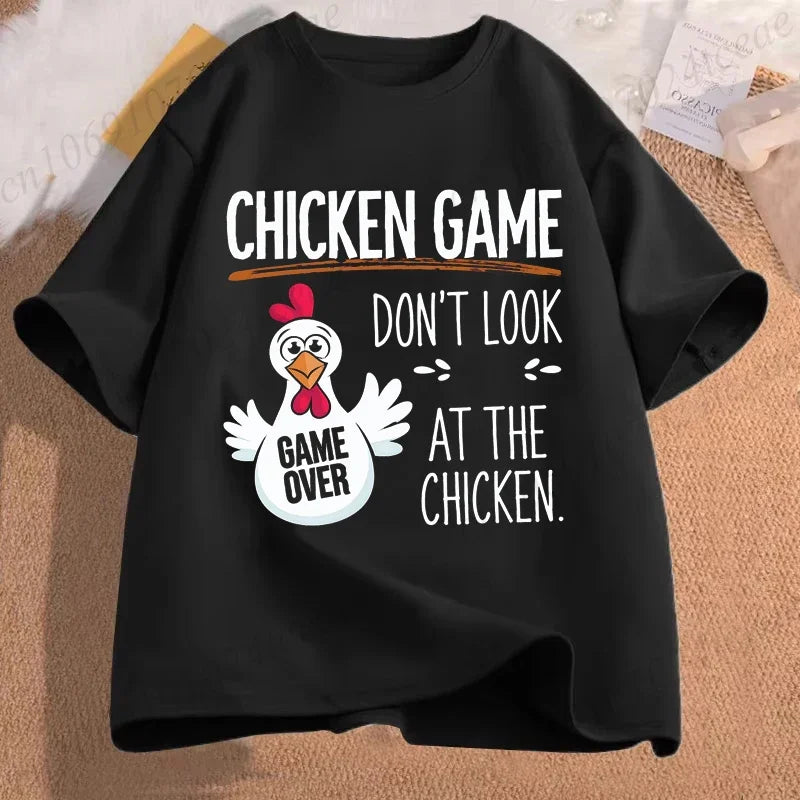 Chicken Game Graphic Tee – Funny Unisex T-Shirt