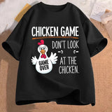 Chicken Game Graphic Tee – Funny Unisex T-Shirt