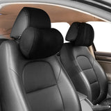 Forbell Car Headrest Pillow Suede Fabric Car Neck Pillow Car Seat Pillow Rest Headrest Memory Foam Headrest Car Accessories