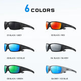 KDEAM New Polarized Fishing Sunglasses TR90 Frame Comfortable Anti slip Design Outdoor Fashion Sports Glasses Men Women Goggles