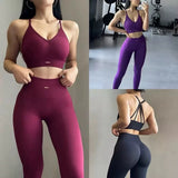 High-Waisted Peach Sculpt Yoga Set