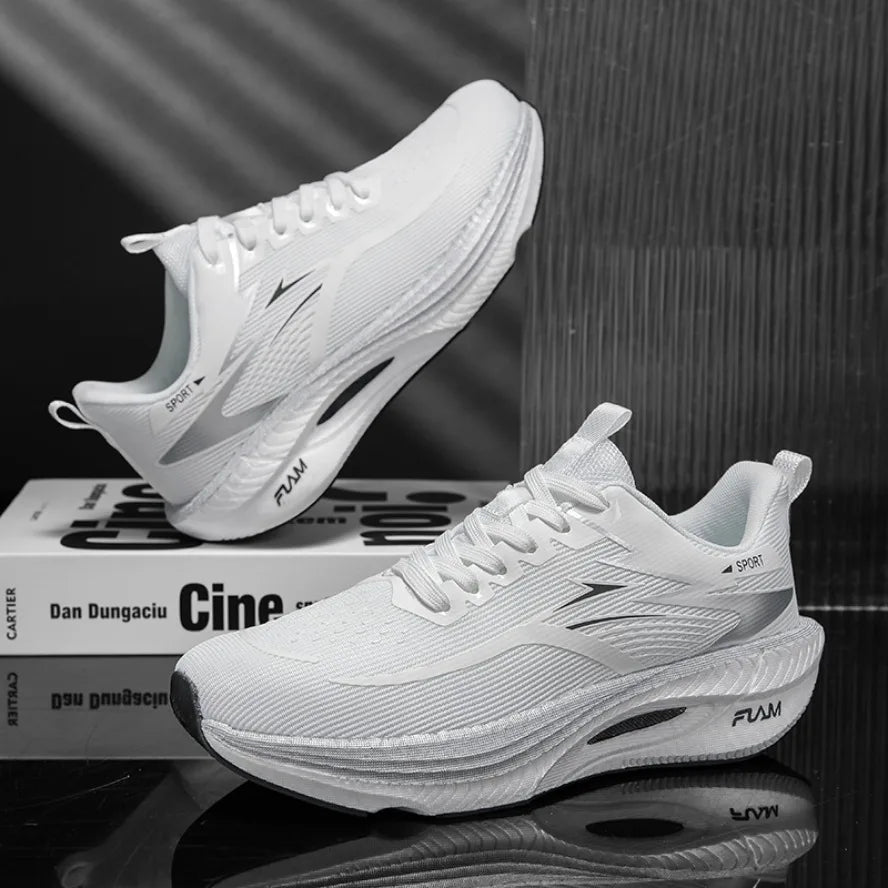 2026 Men Sports Running Shoes Carbon Board Air Cushion Breathable Lightweight Women's Comfortable Athletic Nonskid Sneakers