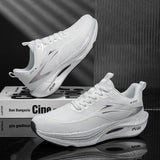 2026 Men Sports Running Shoes Carbon Board Air Cushion Breathable Lightweight Women's Comfortable Athletic Nonskid Sneakers
