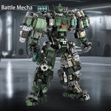 1403pcs Large Mecha Warrior Building Blocks Set Battle Robots Action Figure Model Kits Adult Teens Assembled Toys Gifts For Boys