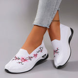 Women's Breathable Mesh Flat Sneakers — Lightweight Slip-On Casual Shoes